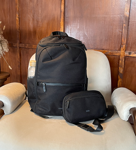 The Kuro Switchpack set: 26L backpack and detachable 2L essentials bag